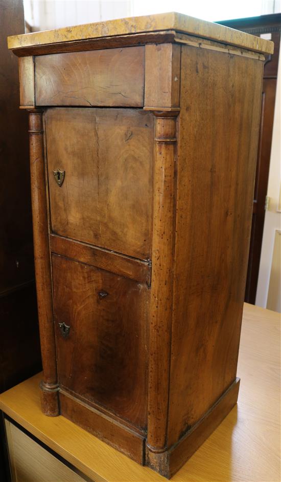 Small marble top cupboard